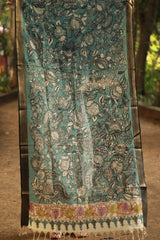 Leela | Cotton Silk Pen Kalamkari Dupatta