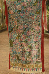Leela | Cotton Silk Pen Kalamkari Dupatta