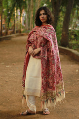 Leela | Cotton Silk Pen Kalamkari Dupatta