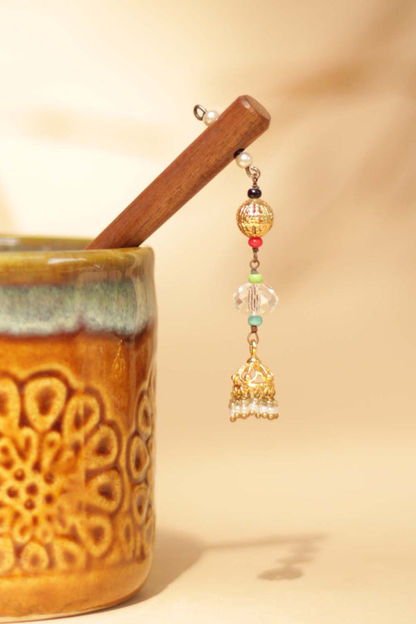 Anokhi Juda Stick- Crystal Bauble