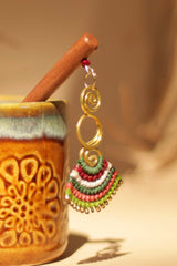 Anokhi Juda Stick- Rainbow Macrame