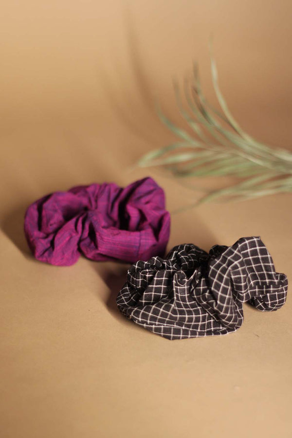 Cotton Scrunchie | Set of 2