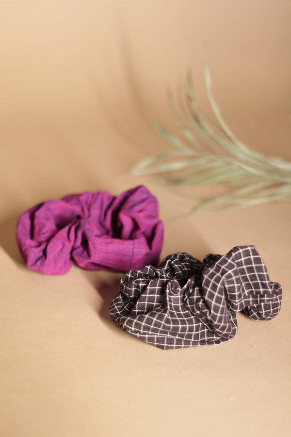 Cotton Scrunchie | Set of 2