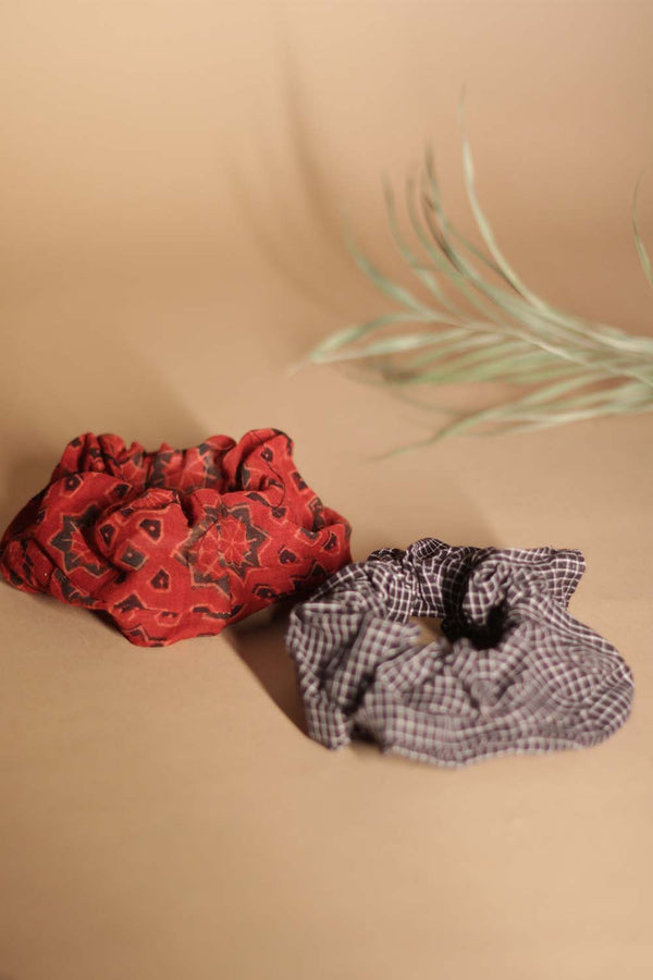 Cotton Scrunchie | Set of 2