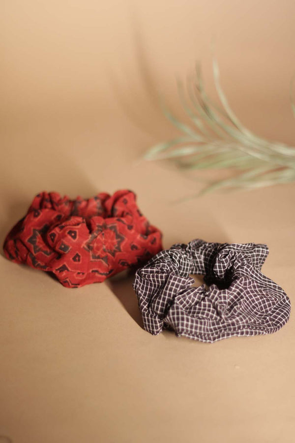 Cotton Scrunchie | Set of 2