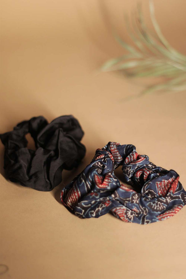 Modal Silk Scrunchie | Set of 2