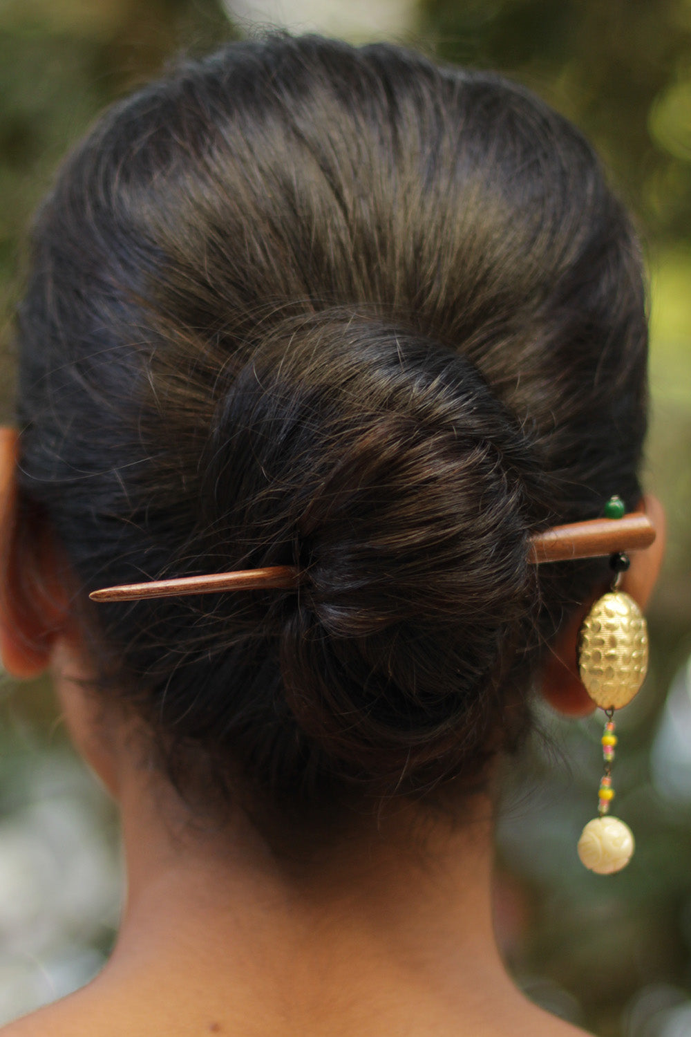 Anokhi | Metal Drop Juda Stick | Pale Gold