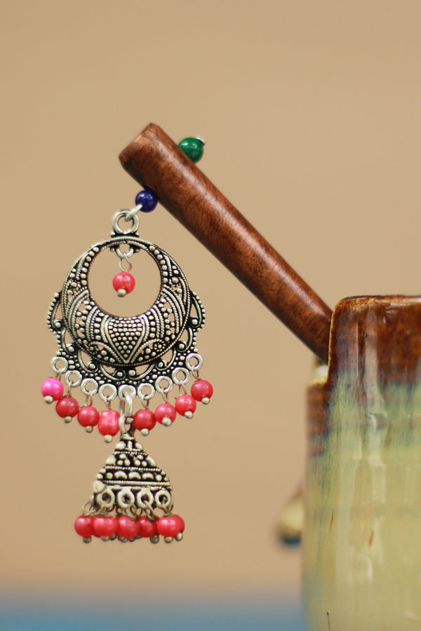 Anokhi | Jhumka Juda stick | Fuschia