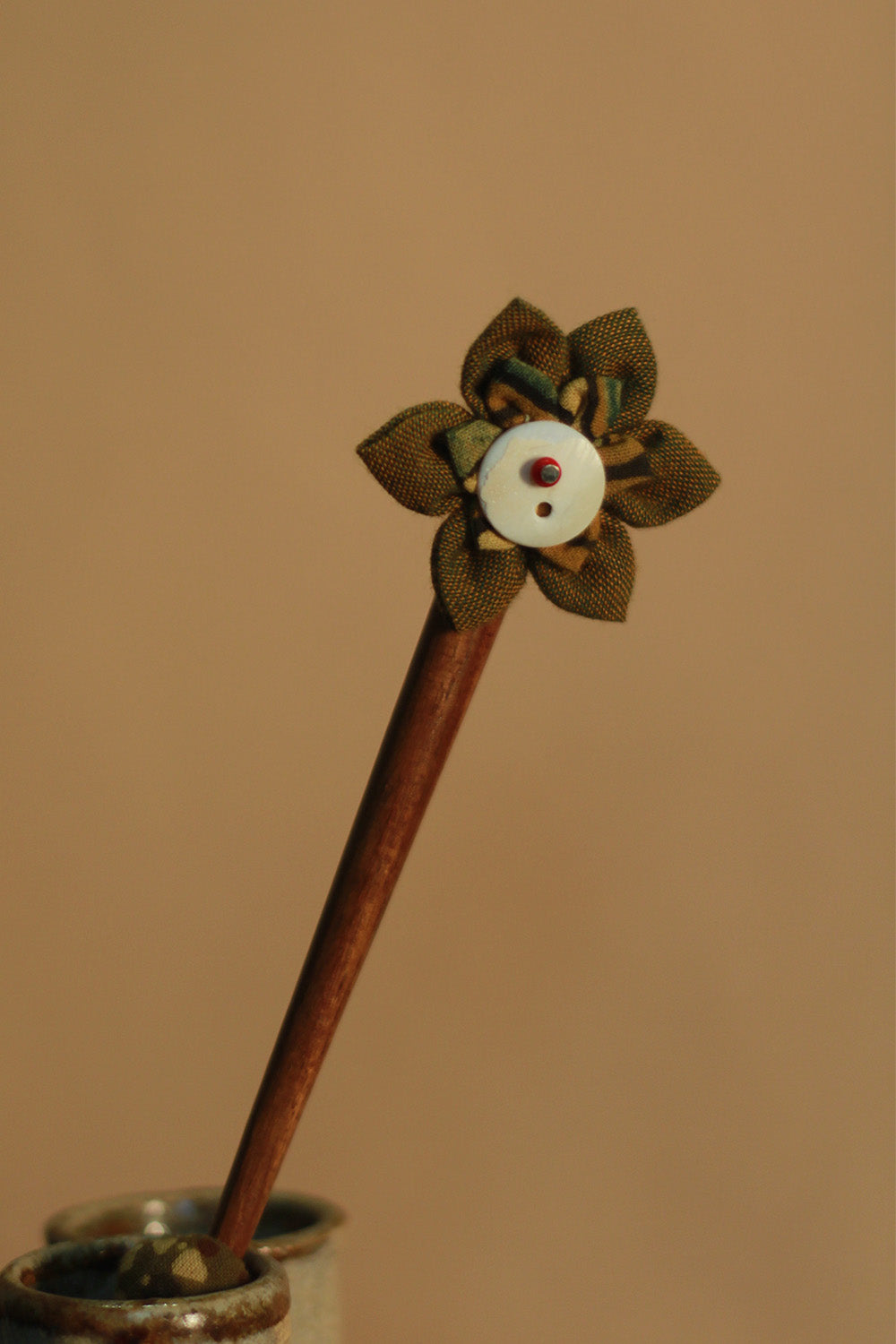 Anokhi | Juda Stick | Green Flower