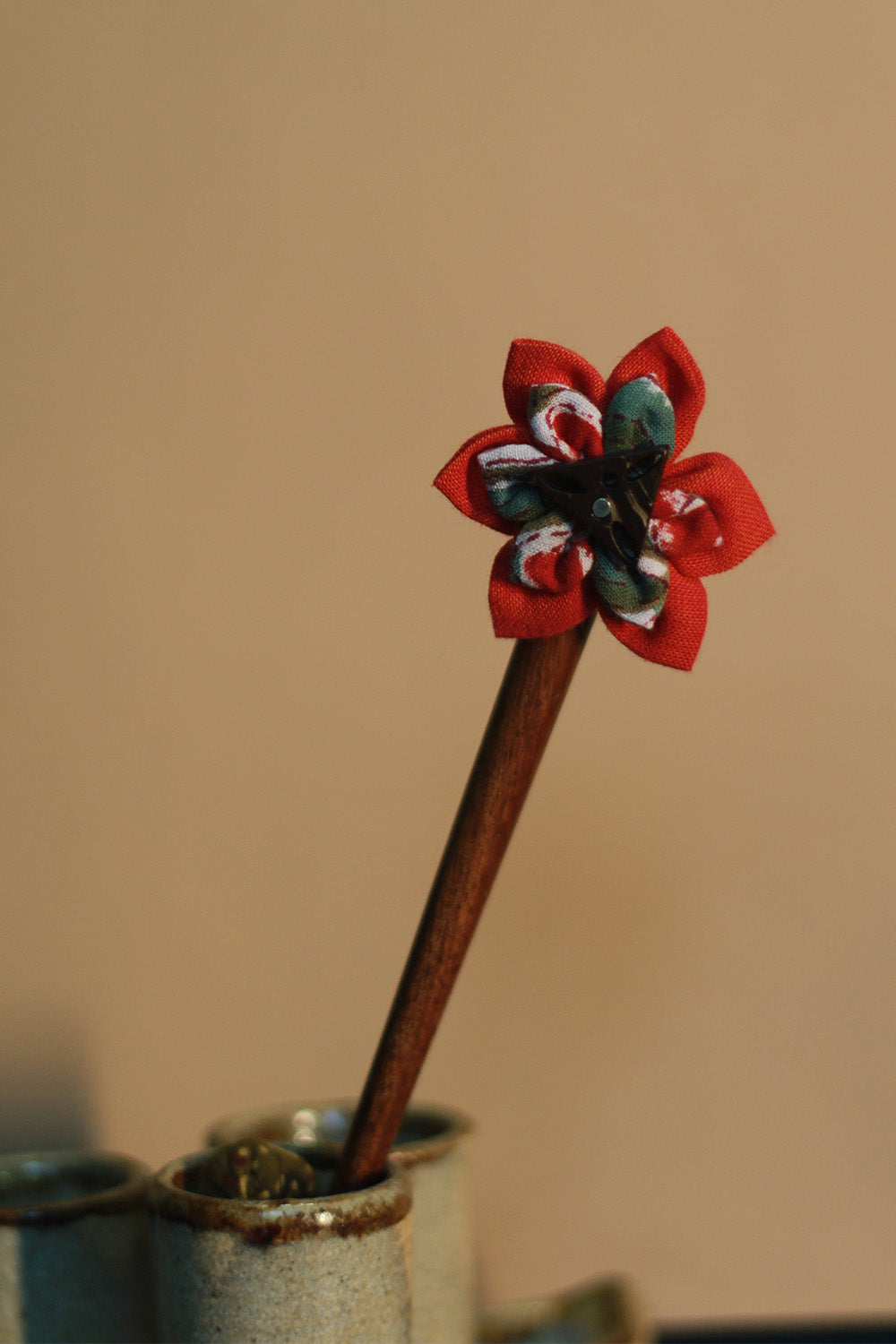 Anokhi | Juda Stick | Orange Flower