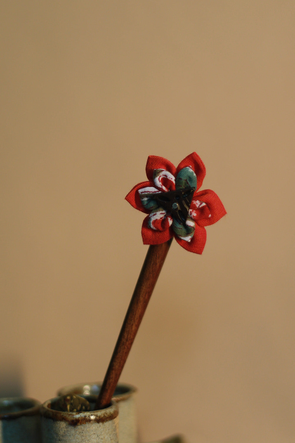 Anokhi | Juda Stick | Orange Flower