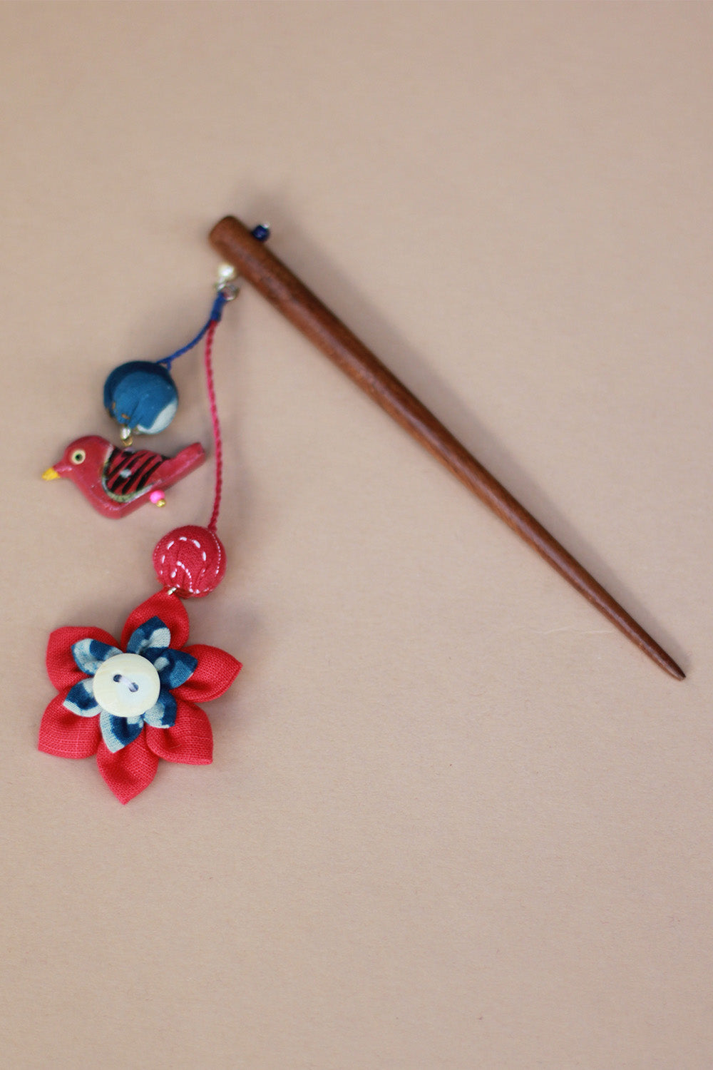 Anokhi | Juda Stick | Red Flower