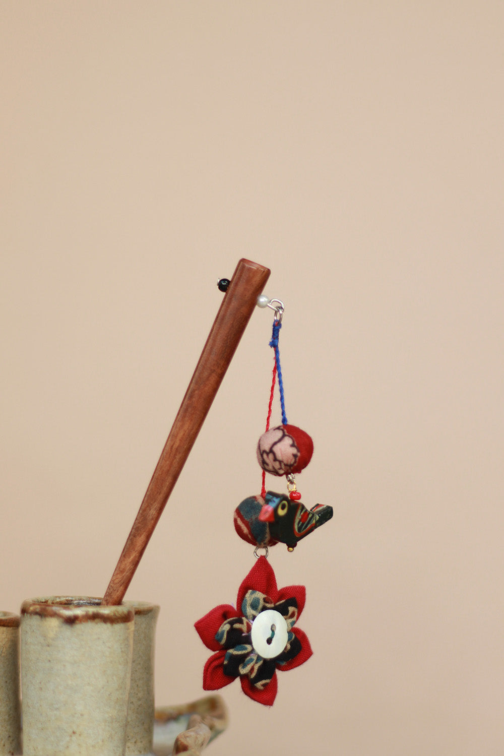 Anokhi | Juda Stick | Red Flower