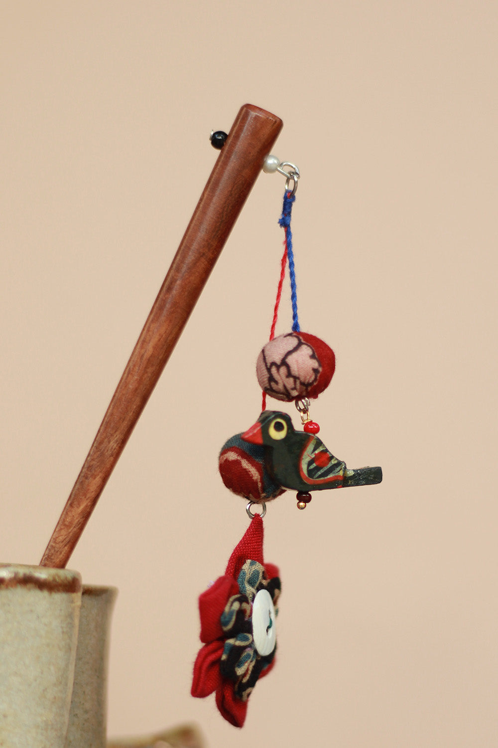 Anokhi | Juda Stick | Red Flower