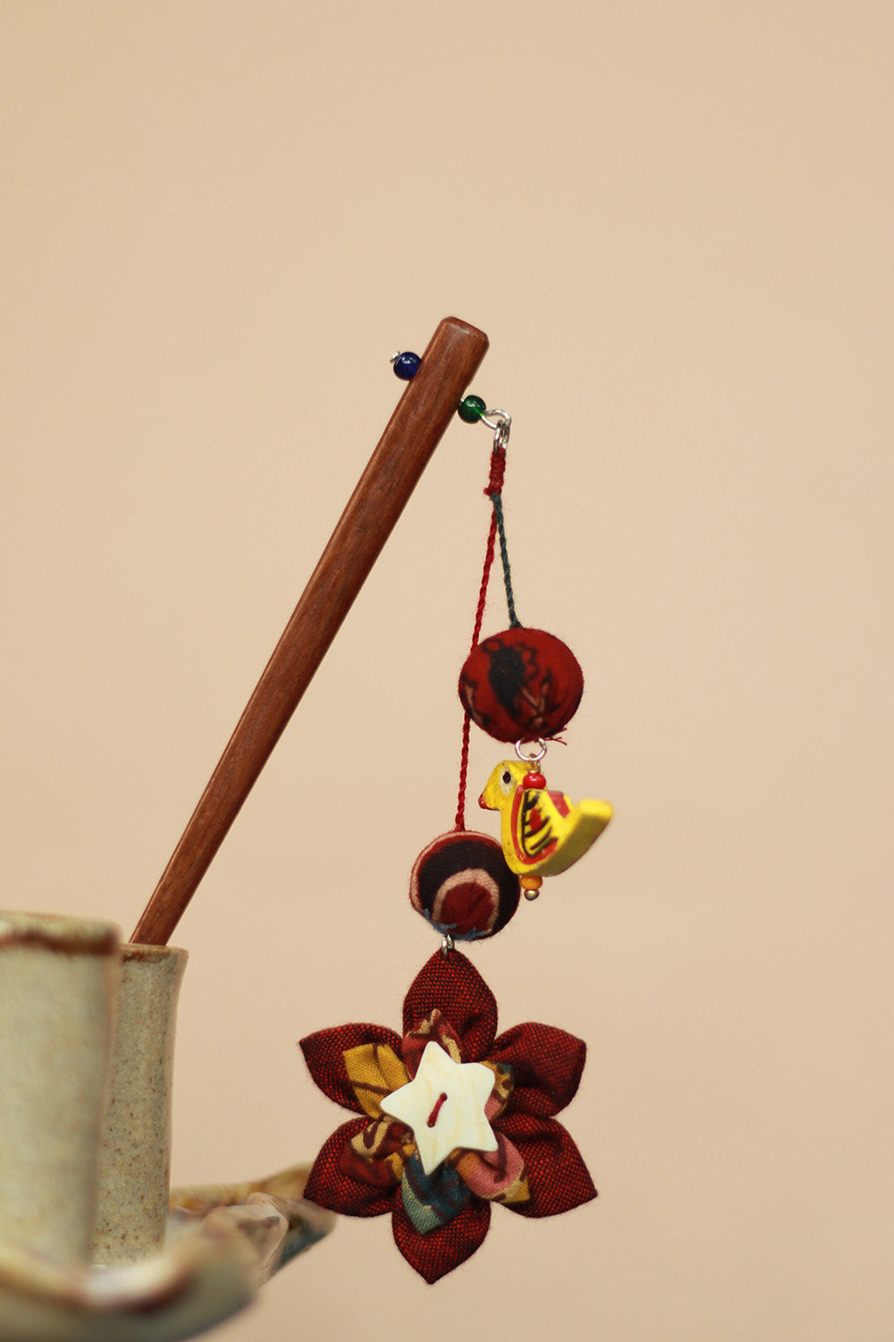 Anokhi | Juda Stick | Red Flower