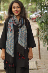 Antara | Modal Silk Ajrakh Stole