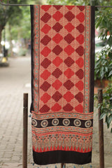 Antara | Modal Silk Ajrakh Stole