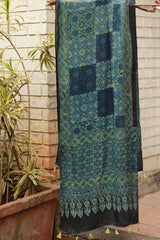 Antara | Ajrakh Modal Silk Stole