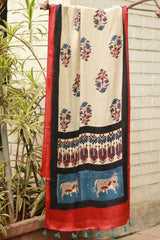 Antara | Ajrakh Modal Silk Stole