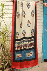 Antara | Ajrakh Modal Silk Stole