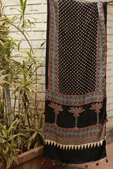 Antara | Ajrakh Modal Silk Stole