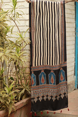Antara | Ajrakh Modal Silk Stole