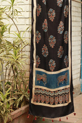 Antara | Ajrakh Modal Silk Stole