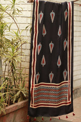 Antara | Ajrakh Modal Silk Stole