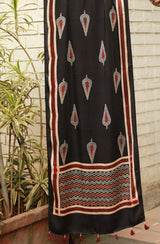 Antara | Ajrakh Modal Silk Stole