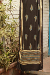 Antara | Ajrakh Modal Silk Stole