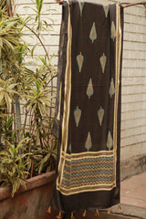 Antara | Ajrakh Modal Silk Stole