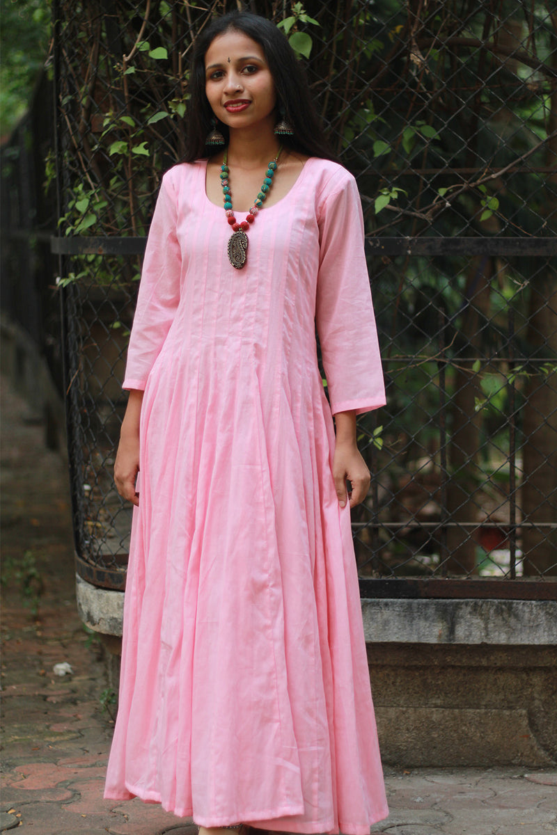 Alankrita | Chaaliskali Kurta | Dusk Pink