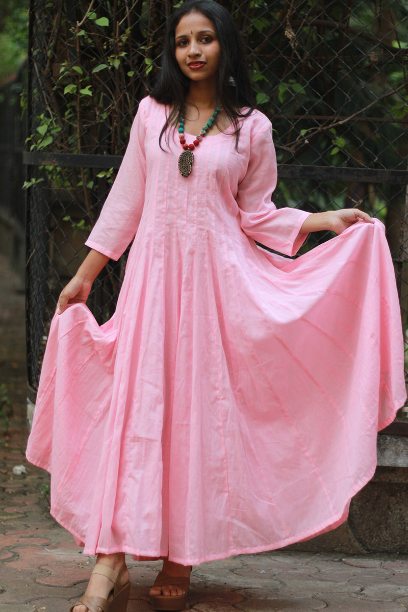 Alankrita | Chaaliskali Kurta | Dusk Pink