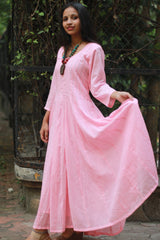 Alankrita | Chaaliskali Kurta | Dusk Pink