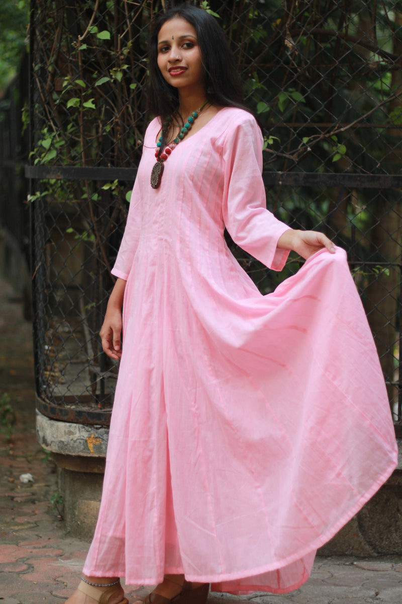Alankrita | Chaaliskali Kurta | Dusk Pink
