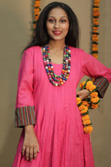 Alankrita | Chaaliskali  | Fuschia with Khunn Details