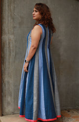 Alankrita | TeesKali Anarkali Kurta/Dress  | Blue