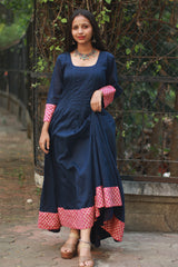 Alankrita | Chaaliskali Kurta | Blue with Gota Patti