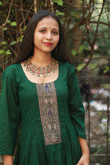 Tibbati Leher | Silver Necklace | Coral & Turquoise