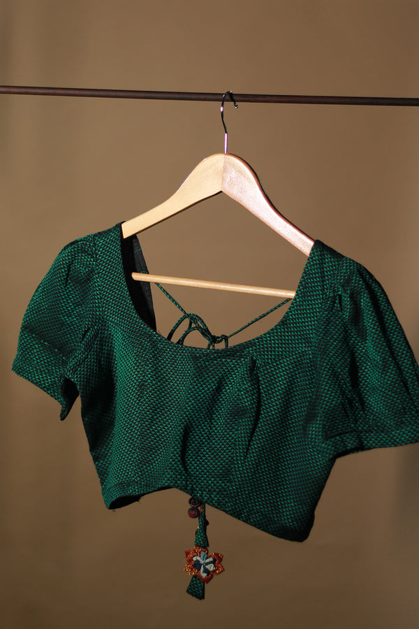 Morpankhi | Khunn Blouse | Green