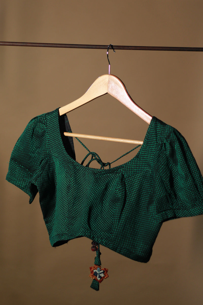 Morpankhi | Khunn Blouse | Green