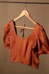 Morpankhi | Khunn Blouse | Rust