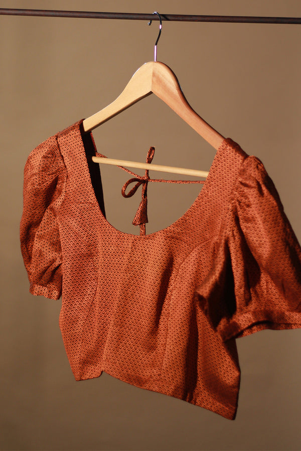 Morpankhi | Khunn Blouse | Rust
