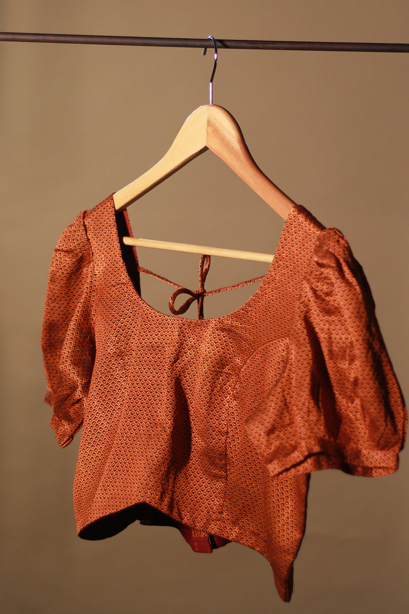 Morpankhi | Khunn Blouse | Rust