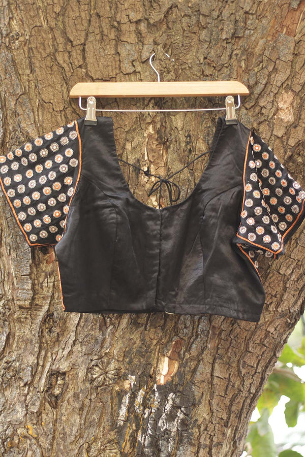 Kutch Mirrorwork Blouse |  Black