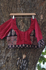 Sleeved Blouse | Gamthi Red