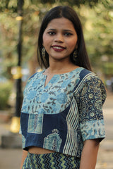 Choli Blouse | Indigo Ajrakh