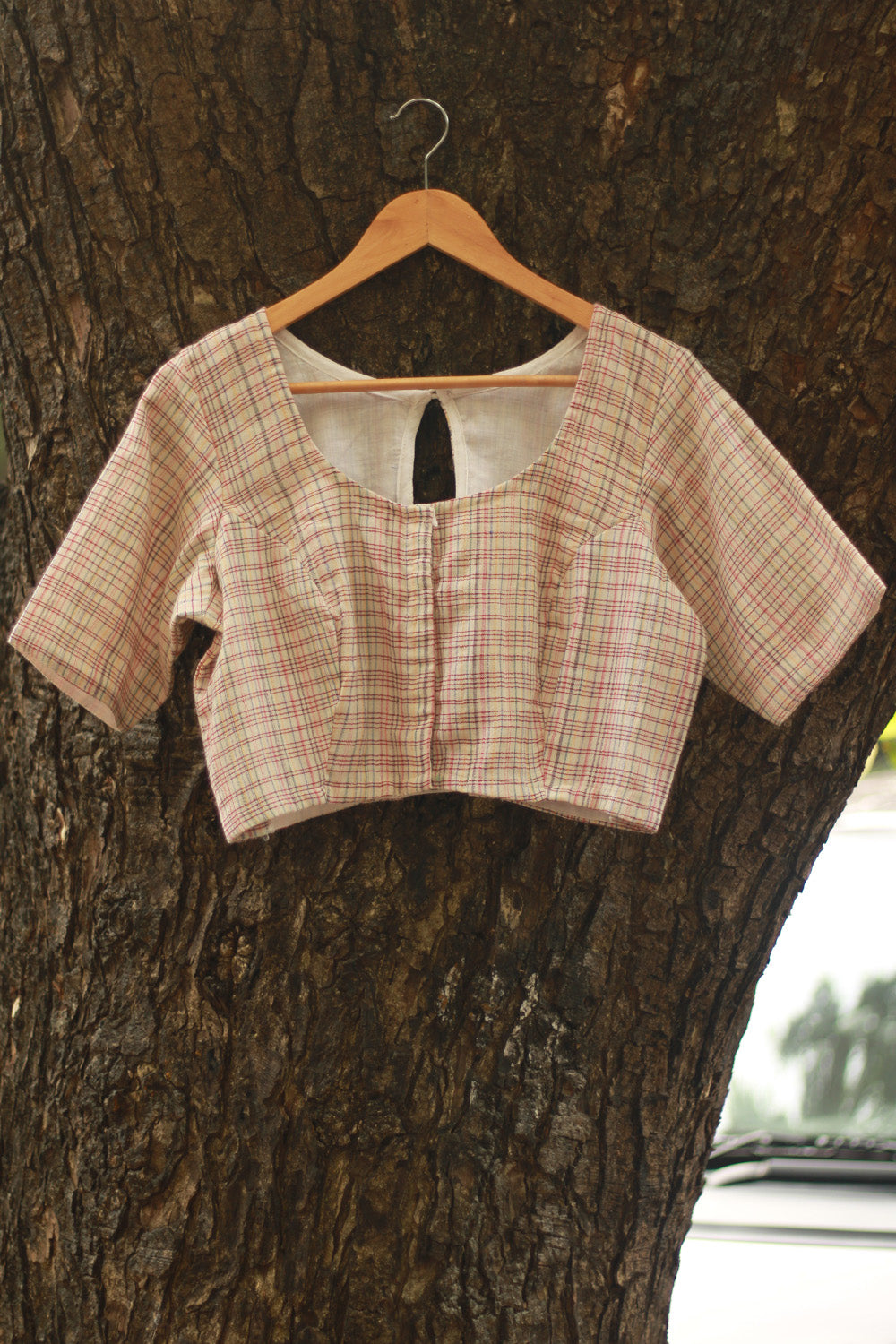 Gamcha Blouse | Ivory