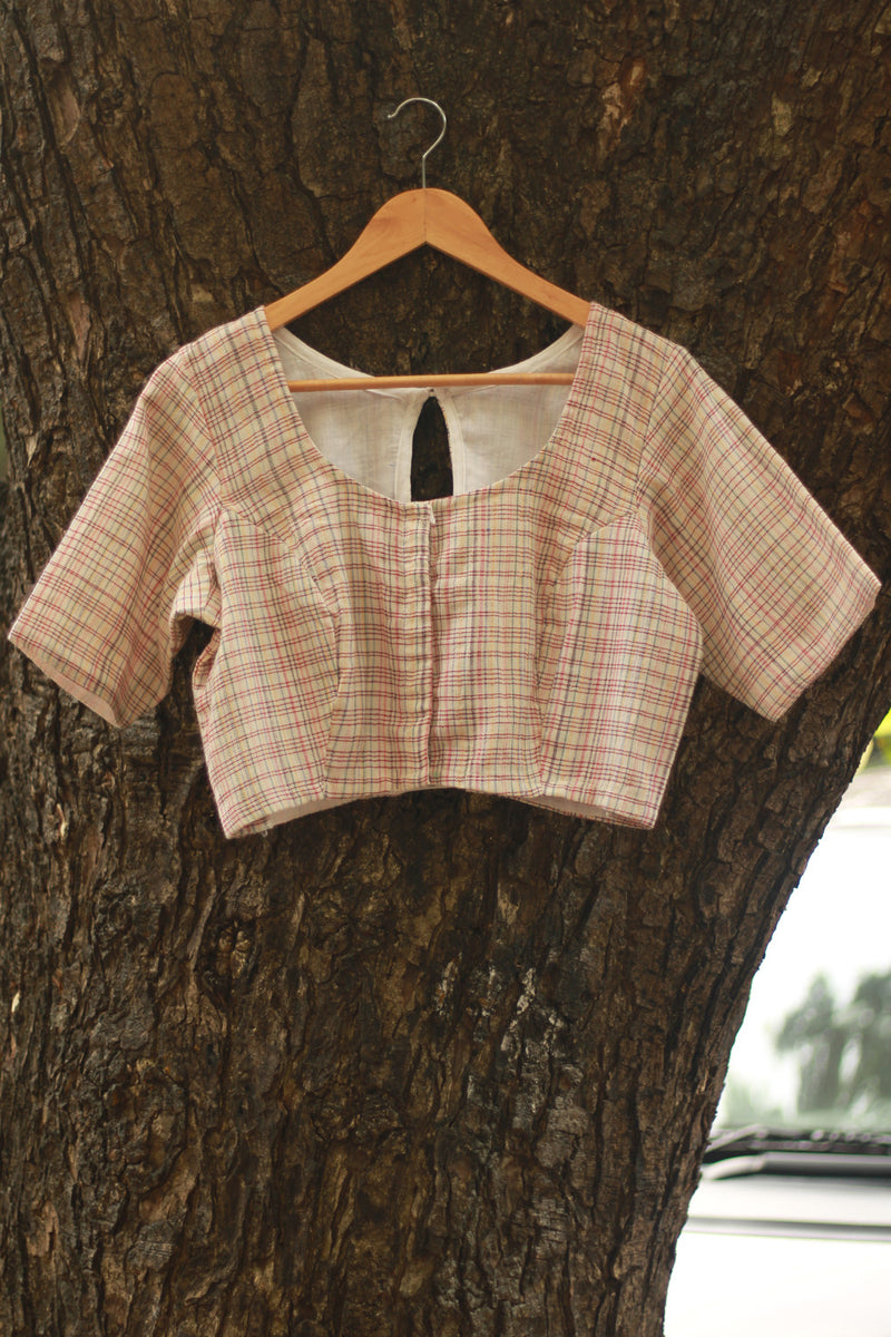 Gamcha Blouse | Ivory