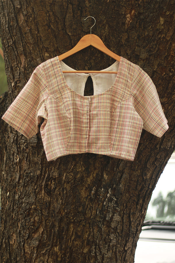 Gamcha Blouse | Ivory